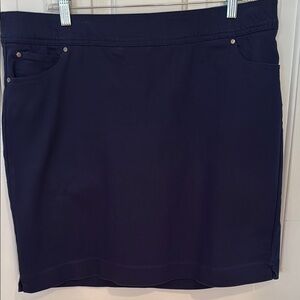 Classic Navy Blue Women's Skort